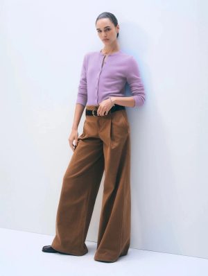 Cashmere Crew Soft Plum