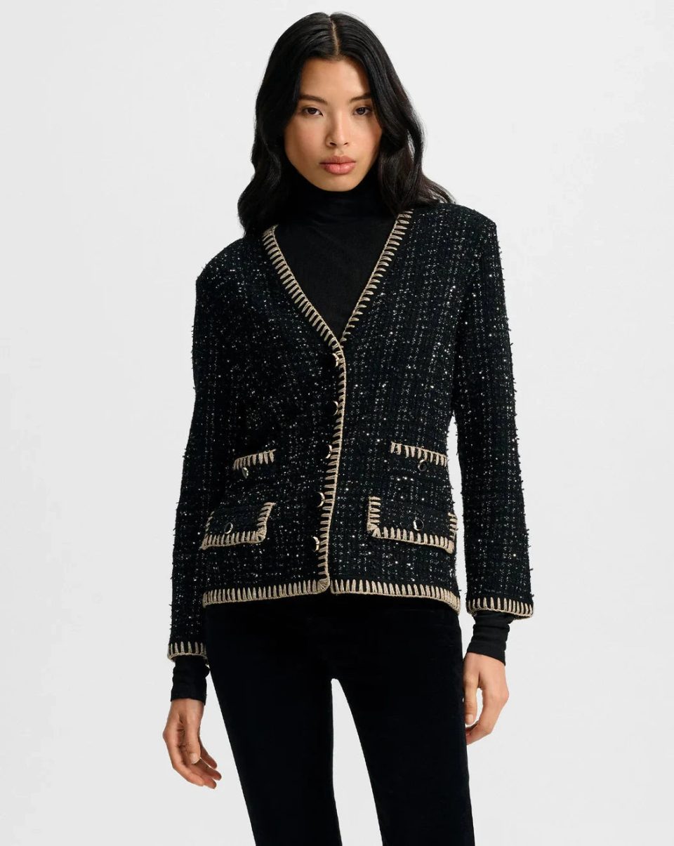 Ceriani Tweed Jacket Black