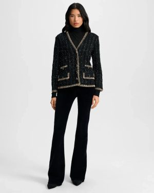 Ceriani Tweed Jacket Black